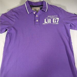 Angelo Litrico Purple Polo Shirt XL Cotton LR G7